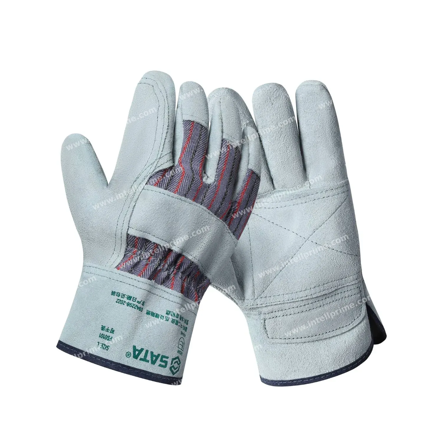 Economic Half Leather Gloves (L)